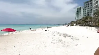 DRI CAMINHANDO NA PRAIA EM CANCÚN #3