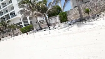 DRI CAMINHANDO NA PRAIA EM CANCÚN #4