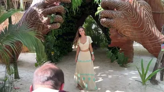 FOTOGRAFANDO NA ESCULTURA EM TULUM #1