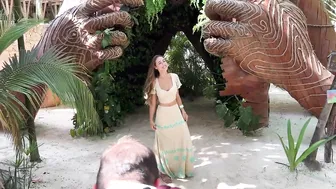 FOTOGRAFANDO NA ESCULTURA EM TULUM #4