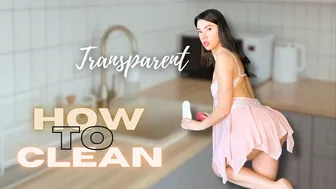 Transparent Night Dress | Morning Cleaning