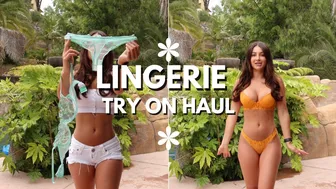 LINGERIE TRY ON HAUL | GABRIELLA ELLYSE