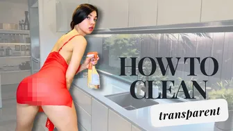 TRANSPARENT Cleaning with Olivia #1