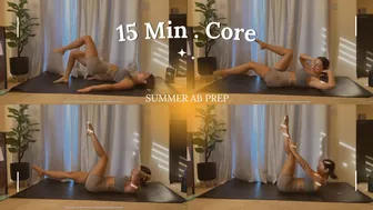 15 MINUTE AB WORKOUT // NO EQUIPMENT | GABRIELLA ELLYSE #1