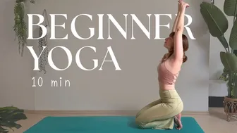 10 min Yoga For Beginners - Easy Morning Stretches to feel your BEST