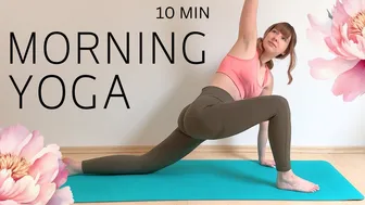 10 min Gentle Morning YOGA - feel refreshed & renewed