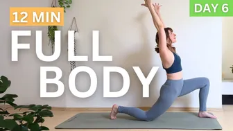 12 min Morning Yoga Stretch to Refresh your Full Body (DAY 6)