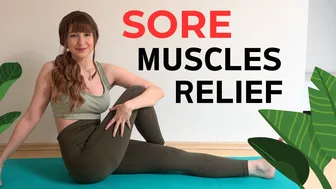 12 min restorative Yoga for SORE MUSCLES | Relief & Relaxation #1