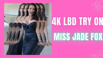 4K DATE NIGHT TRY ON ¦ LITTLE BLACK DRESS TRY ON HAUL ¦ MISS JADE FOX MATURE MODEL