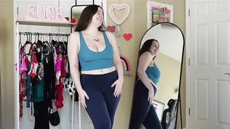 4K Leggings Try On Haul Squat Transparency Test #3