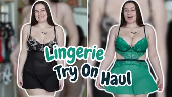 Lingerie & Bodysuit Try On Haul Mirror View #1