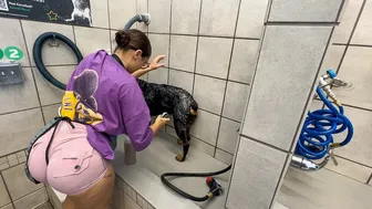 Doggy style wash