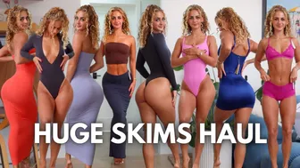 another huge skims try-on haul ft. dresses, sets, lingerie, bodysuits and more! #1