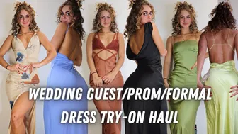 DRESS TRY-ON HAUL | MESHKI, TIGER MIST, ABERCROMBIE | WEDDING GUEST AND PROM INSPO | NOT SPONSORED