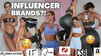 TESTING INFLUENCER BRANDS | ACTIVEWEAR & BIKINIS | TRY-ON HAUL | 437 SWIM, AMAZON, CSB, BLUEE, ONER #1