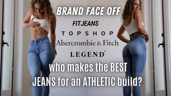 TESTING THE BEST JEANS FOR AN ATHLETIC BUILD | ABERCROMBIE | LEGEND LONDON CO | FIT JEANS | TOP SHOP