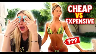 BIKINI TRY ON HAUL!! *CHEAP VS. EXPENSIVE** #1