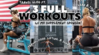 3 DAYS OF WORKOUTS | TRAVEL VLOG | MY SUPPLEMENT SPONSOR | 1ST PHORM | SUMMER SMASH | St. Louis, MO