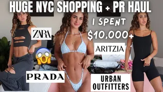 HUGE NYC SHOPPING TRY-ON HAUL | PR UNBOXING | BIKINIS | SUSTAINABLE, DESIGNER, & AFFORDABLE FASHION #1