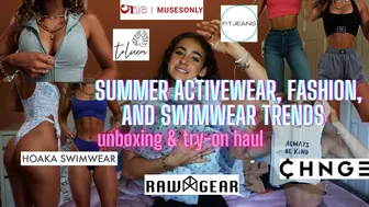 Summer Activewear, Fashion, & Swimwear Trends | Unboxing & Try-On Haul #1