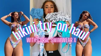 Bikini Try-On Haul | Coral Swimwear X