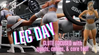 The ULTIMATE GLUTE FOCUSED Leg Day | Full Workout | Claire Stone