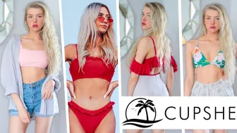 CUPSHE April Outfit Challenge | Swimsuit Haul 2020 | Try On