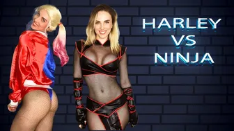 Harley vs. Alluring Ninja Assassin! - Anizhur