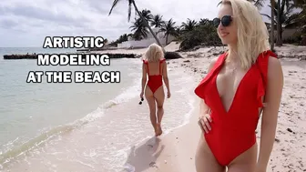 ARTISTIC VIDEO! Modeling at the beach. #1