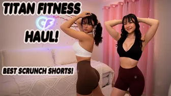 TRY ON HAUL : Titan Activewear || best scrunch gym shorts!? #1