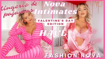 FASHION NOVA LINGERIE + PAJAMAS TRY-ON HAUL | Valentine's Day Edition♥️♥️ #1