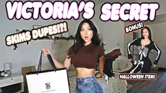 TRY ON HAUL || Victoria's Secret : Skims Dupes?!