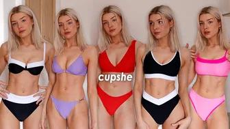 CUPSHE bikini try on haul an HONEST review