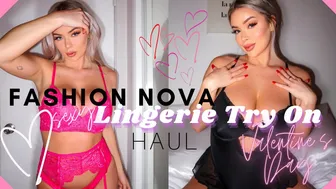 SEXIEST LINGERIE TRY ON HAUL | Fashion Nova #1