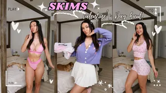 SKIMS TRY ON HAUL ! VALENTINE'S DAY EDITION!