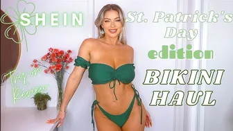 SHEIN BIKINI HAUL | St. Patrick's Day Edition????