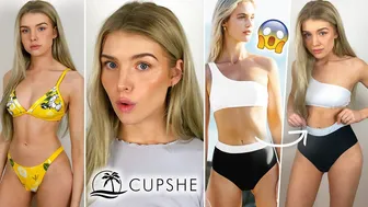 BIKINI TRY ON HAUL | Cupshe Blue Swimwear 2020 #1