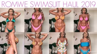 ROMWE SWIMSUIT HAUL 2019