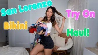 BIKINI TRY ON HAUL || San Lorenzo Bikini #1