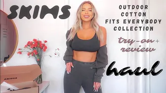 SKIMS TRY-ON HAUL | Fits Everybody, Outdoor, + Cotton Collection