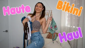 BIKINI TRY ON HAUL || Haute swimwear #1