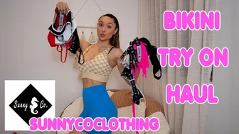 BIKINI TRY ON HAUL || Sunnycoclothing #1