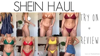 SHEIN Bikini & Summer Clothes Try-on Haul + Review | Cassidy Coles