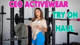 TRY ON HAUL: CEO Activewear Better than Lululemons ? #1