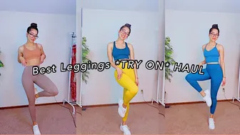 Best Gym Leggings Try On Haul ft AhaAha 2022!