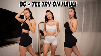 TRY ON HAUL: Bo&Tee fitness apparel