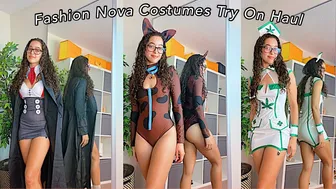 Fashion Nova Halloween Costume Try On Haul 2022!!