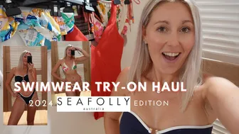 *SEAFOLLY SWIMWEAR TRY-ON HAUL* 2024 SWIMWEAR #1