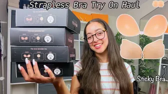 Best Bras To Wear For Different Tops | Dafynch Adhesive Bras | Strapless Bra Try On Haul 2023