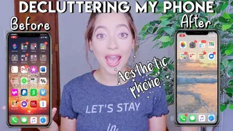 DECLUTTERING AND ORGANIZING MY iPhone 2020!